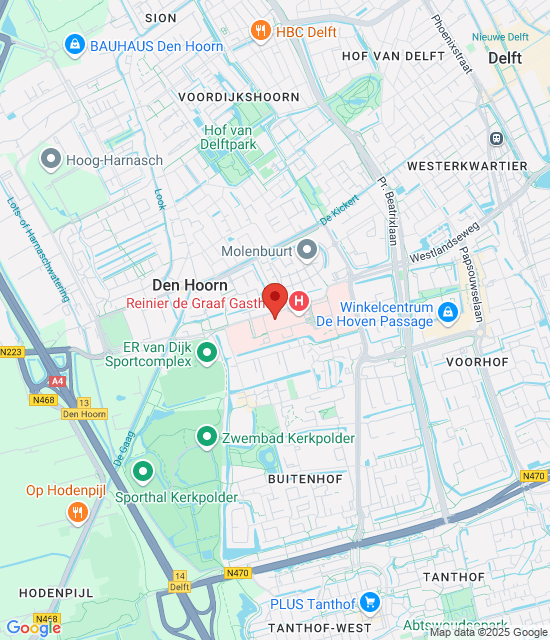 Google maps afbeelding voor Poli-Apotheek Reinier de Graaf