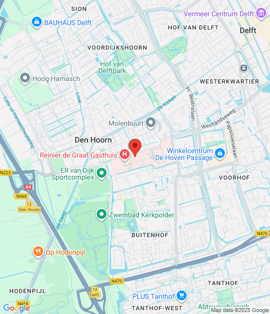 Google maps afbeelding voor Poli-Apotheek Reinier de Graaf