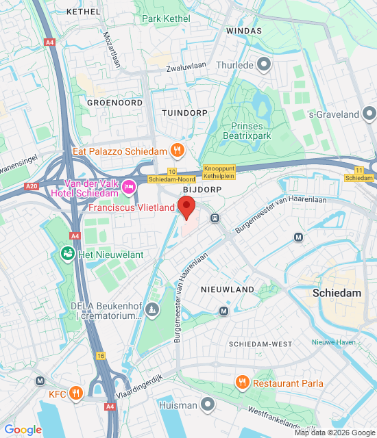 Google maps afbeelding voor Huisartsenspoedpost Schiedam