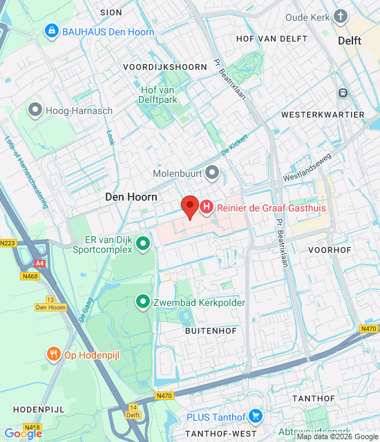 Google maps afbeelding voor Huisartsenspoedpost Delft