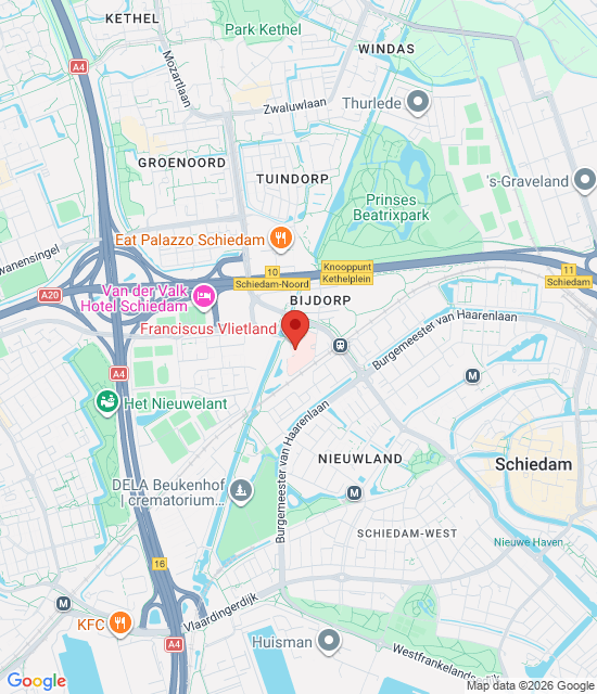 Google maps afbeelding voor Huisartsenspoedpost Schiedam
