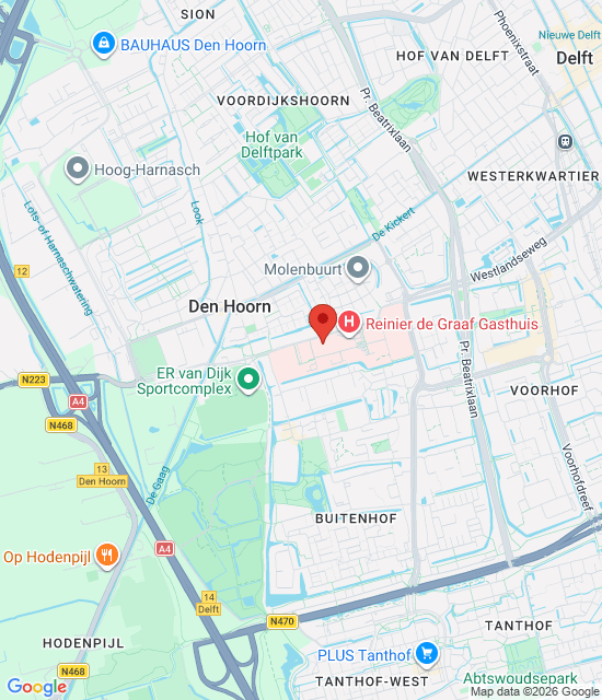 Google maps afbeelding voor Huisartsenspoedpost Delft