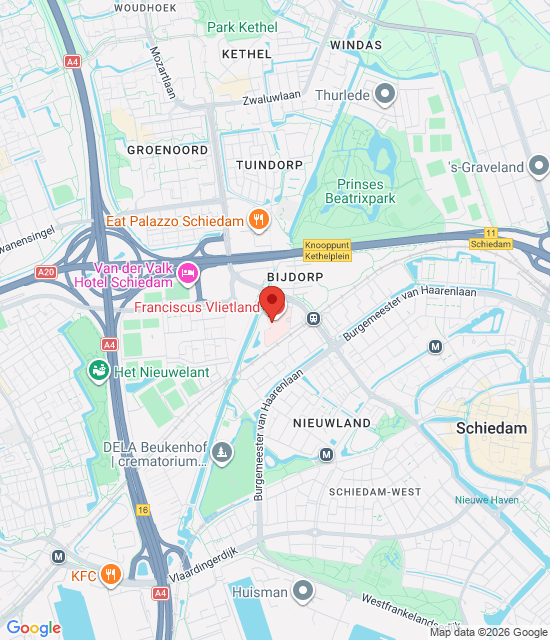 Google maps afbeelding voor Huisartsenspoedpost Schiedam